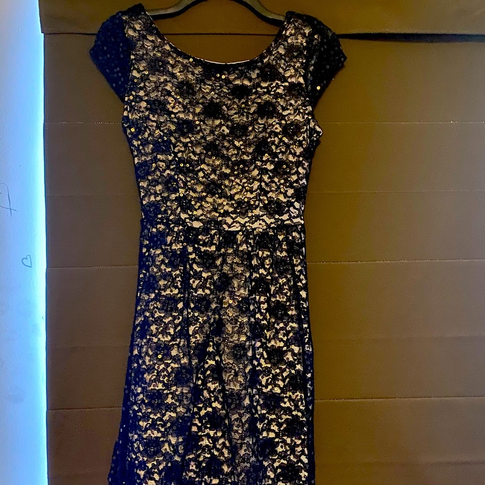 Black and white dress